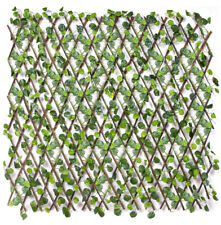 Haie Artificielle Clôture EDERA SINTETICA Treillis Bois Saule Extensible