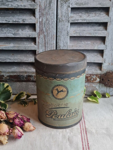 Ancienne boite tole - en,