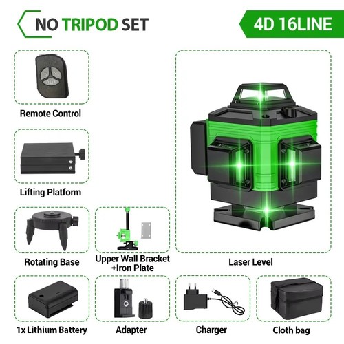 Niveau laser lignes vert - niveau,