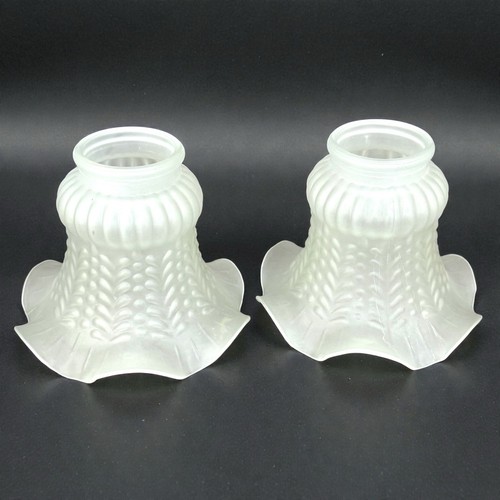 Lot tulipes anciennes verre - lot, 2