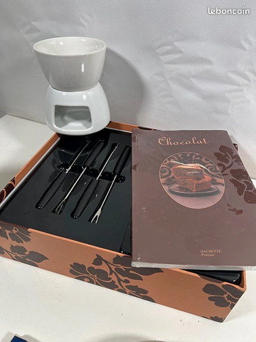 Coffret fondue chocolat neuf - chocolat,