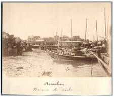 France, Arcachon, Barques de