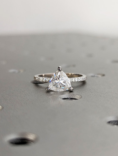 Bague mariage trillion - bague,