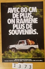 SANTANA SAMURAI CHASSIS LONG Prospectus 2 pages Fr 1989 SUZUKI