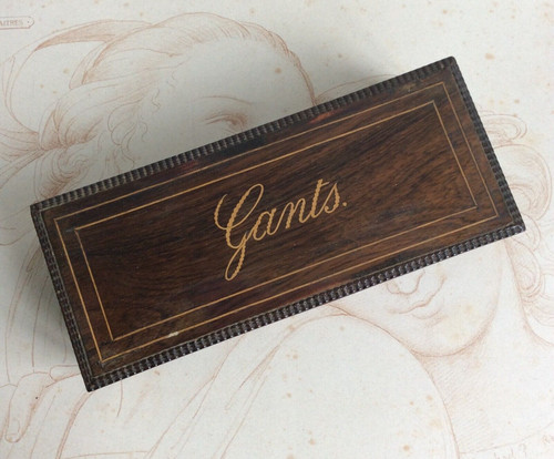 Coffret gants bois - gants,