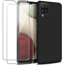 Coque noir verre trempé - noir, ,