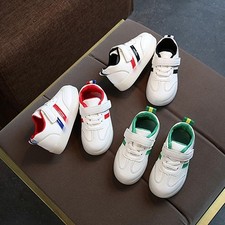 Chaussures décontractées DEL noires pour enfants, taille 26, semelle de...