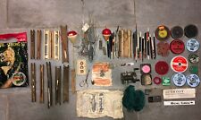 MATERIEL DE PÊCHE ANCIEN (MOULINETS,HAMEÇONS ,PLOMB, FIL, FLOTTEURS, PLIOIRS...)