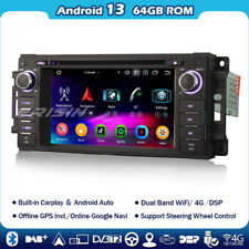 Android 14 GPS Autoradio Carplay Jeep Compass Wrangler Dodge Challenger Chrysler