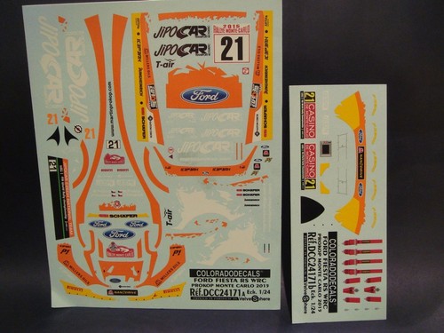 Decals ford fiesta - 1/24, wrc