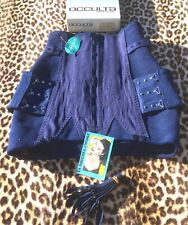 FRENCH 1960s SLIMMING BONED MEDICAL CORSET GIRDLE~BLUE~MADE IN FRANCE~NEW&BOX~S