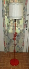 Lampe Sur Pied Stringson Rouge Panton Années 60 70