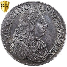 France, Louis XIV, 1/2 Écu à