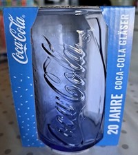 Nouveau verre / GLASS COCA COLA 20 Ans Canettes 2025 BLEU  , neuf    EXPORT 