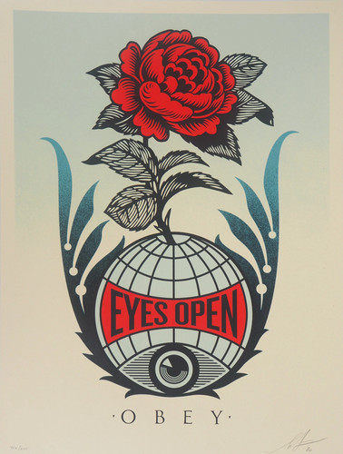 Shepard fairey eyes - fairey, :