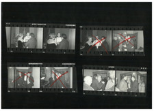 France, Georges Guétary, Jean Richard, Jane Rhodes  Vintage .Planche contact. Le