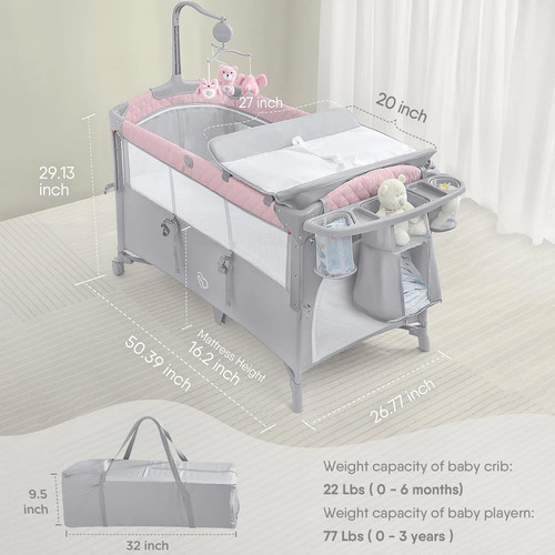 Baby bassinet bedside crib - baby,