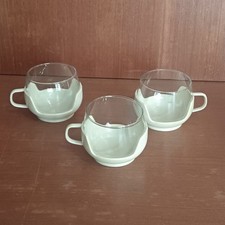 Tasses Melita Negrita Beige Années 1970,vintage,support Et Anse Plastique