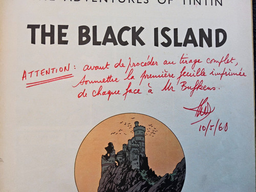 Tintin the black island eo - island,
