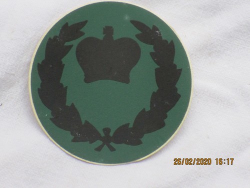British army autocollant rang - british,