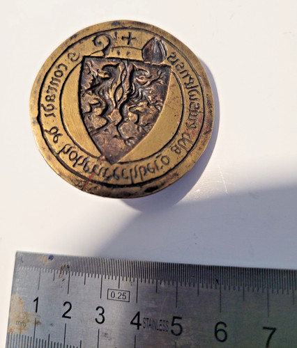 Sceau bronze ecclesiastique - sceau,