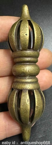 Old tibetan copper buddhism - copper,