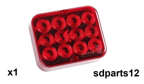 Feu arrière rouge led - 1x,