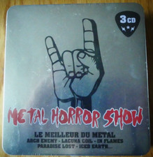 Metal Horror Show :3CD Boite Metal 50Titres Neuf Arch Enemy/In Flames/Samael...