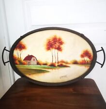 Ancien Art Déco Plateau de