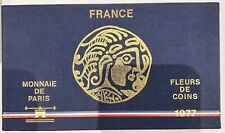 Coffret Série Fleur de coin Monnaie de Paris 1977 sans ailes