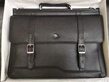 Pierre Balmain sacoche ordi cartable attaché case cuir neuf en boite d'origine