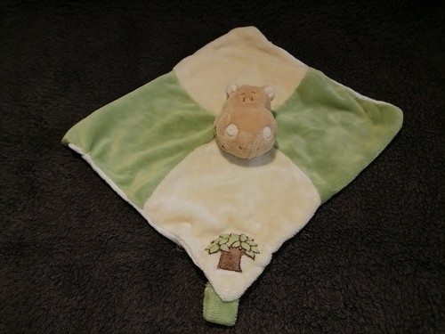 Doudou plat hippopotame - plat,