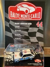 TALBOT SUNBEAM LOTUS RALLYE MONTE CARLO 1981 FREQUELIN + FASCICULE 1/43 ALTAYA