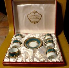 Service à Moka, Fabrique Royale Limoges - 6 tasses et soucoupes