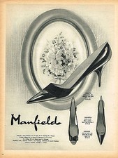 PUBLICITE ADVERTISING 024   1963   MANFIELD   chaussures