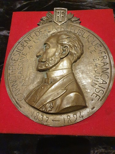 Medaillon bronze président - ,