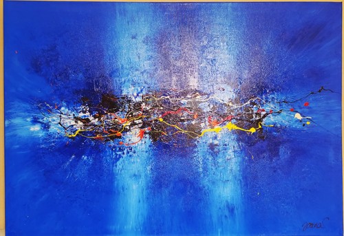 Tableau contemporain art - tableau,