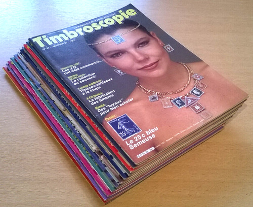 Timbroscopie année 1987 - timbroscopie,