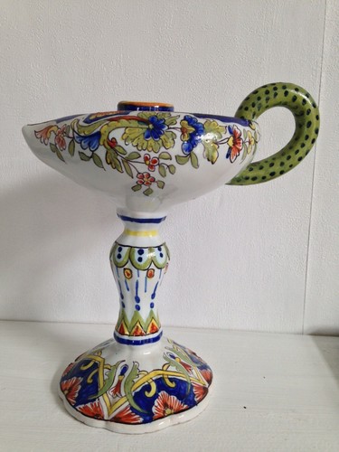 Bougeoir faience boulogne - bougeoir,