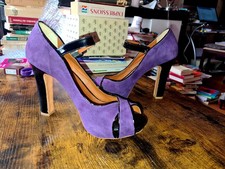 escarpins talons hauts daim