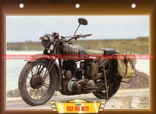 Bsa m20 500 20 - bsa, ww2