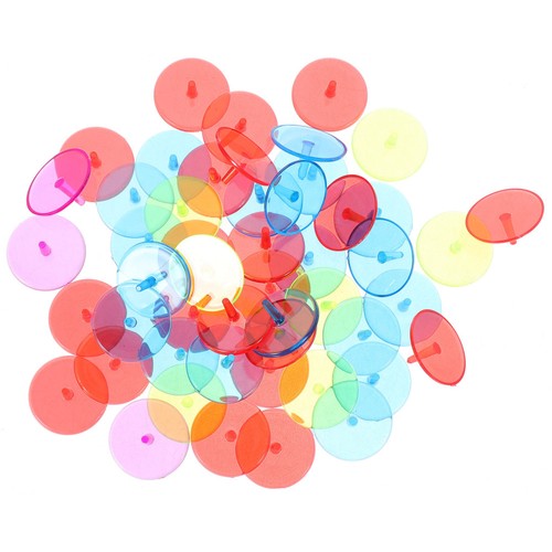 50pcs plastique round - plastique,