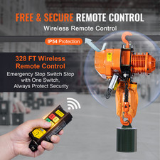 Palan Électrique À Chaîne À Grue 230 V 50 Hz Triphasé 1996 Kg Levage 6 M