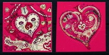 Timbre France Adhesif 787/788 Coeurs D Hermes