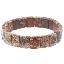 Bracelet perles carrées