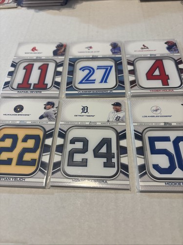 2022 topps jersey number - 2022,
