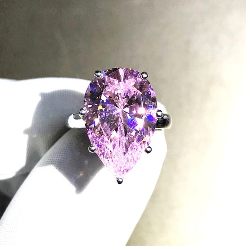 Bague diamant saphir rose