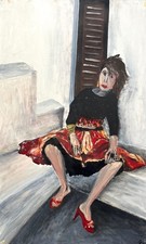 Peinture huile contemporaine