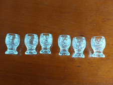 verres à liqueur anciens ciselés