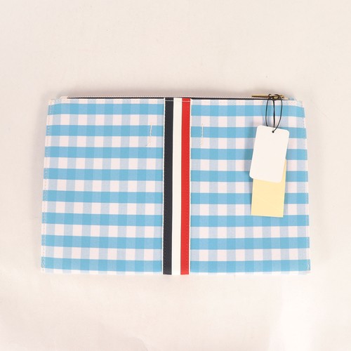 Sac pochette thom browne - browne, avec